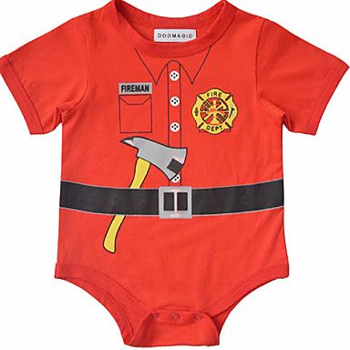 Fireman Baby Bodysuit /Onsie 