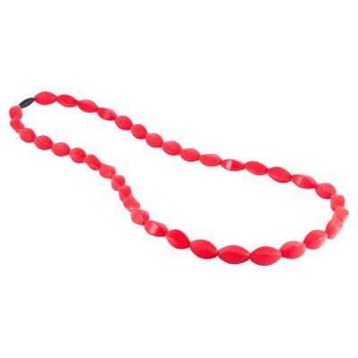 MummaBubba Jewellery - Teething Tulip Necklace -Bushfire Red