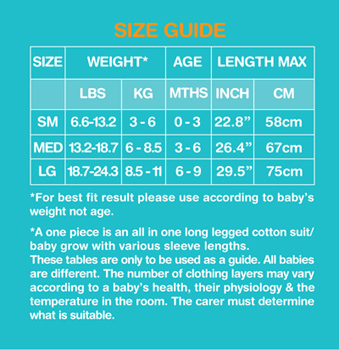 Size Charts – Love to Dream™ NZ